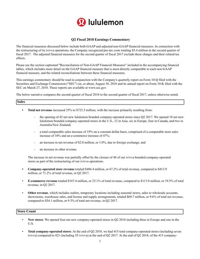 Thumbnail lululemon athletica Quarterly Report 2018-q2