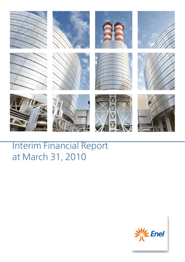 Thumbnail Enel Financial Statement 2010-q1
