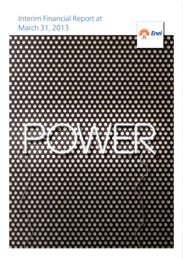 Thumbnail Enel Financial Statement 2013-q1