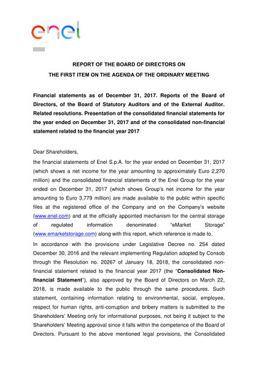 Thumbnail Enel Financial Statement 2017