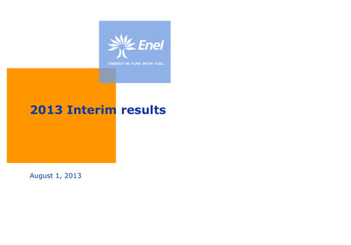 Thumbnail Enel Half-year Report 2013-h1
