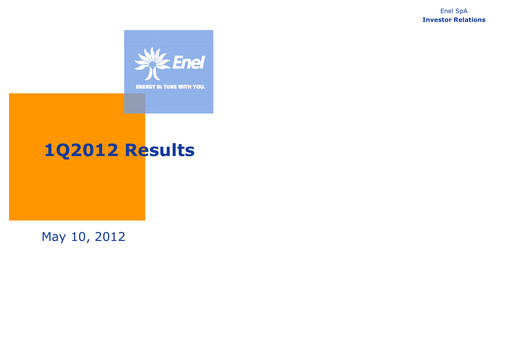 Thumbnail Enel Quarterly Report 2012-q1