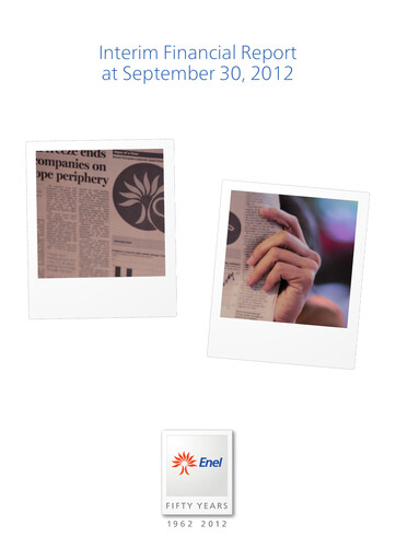 Thumbnail Enel Quarterly Report 2012-q3