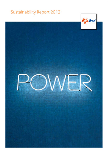 Thumbnail Enel Sustainability Report 2012