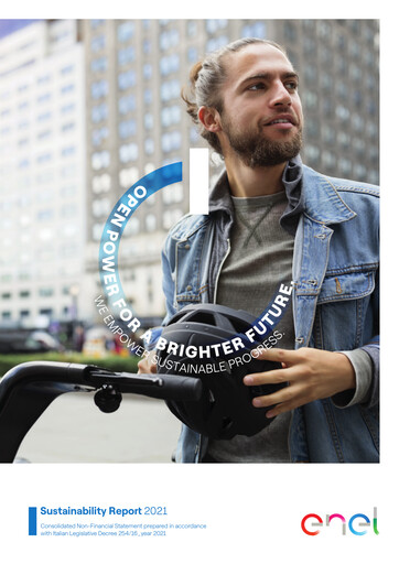 Thumbnail Enel Sustainability Report 2021