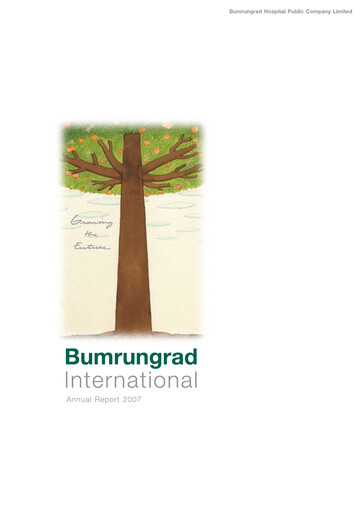 Vorschaubild Bumrungrad Hospital Jahresbericht 2007