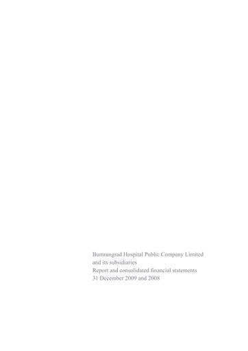Thumbnail Bumrungrad Hospital Financial Statement 2009