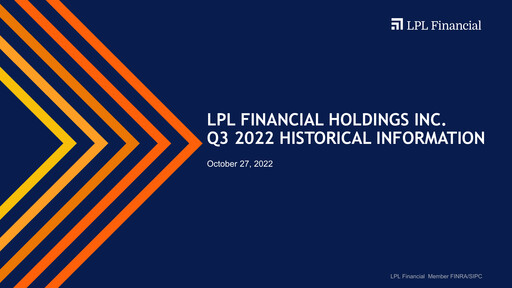 Thumbnail LPL Financial
 Quarterly Report 2022-q3
