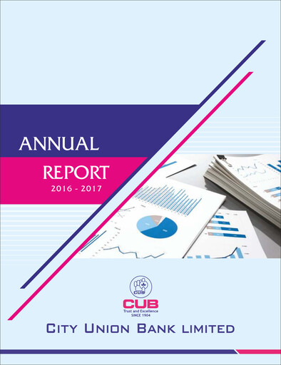 Thumbnail City Union Bank
 Annual Report 2016-2017