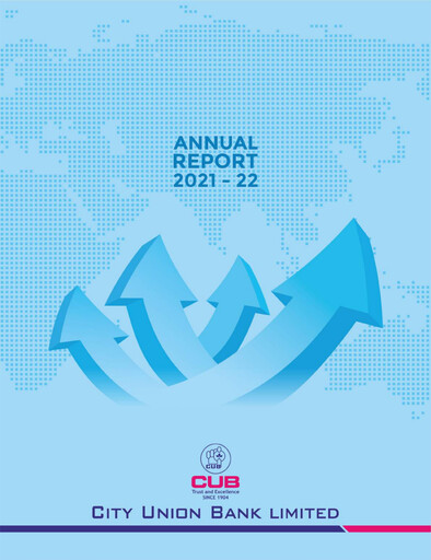 Thumbnail City Union Bank
 Annual Report 2021-2022