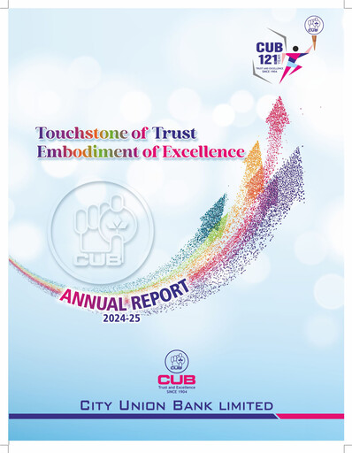 Thumbnail City Union Bank
 Annual Report 2024-2025