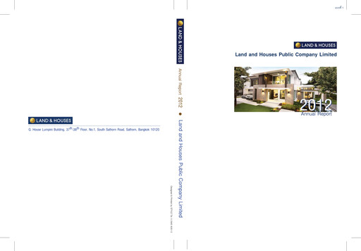 Thumbnail Land and Houses Annual Report 2012