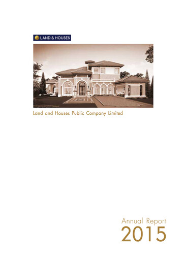 Thumbnail Land and Houses Annual Report 2015