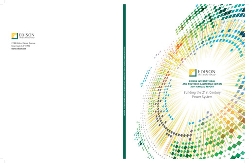 Thumbnail Edison International
 Annual Report 2014