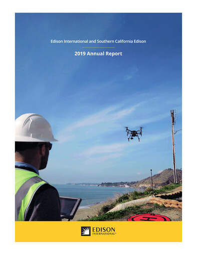 Thumbnail Edison International
 Annual Report 2019