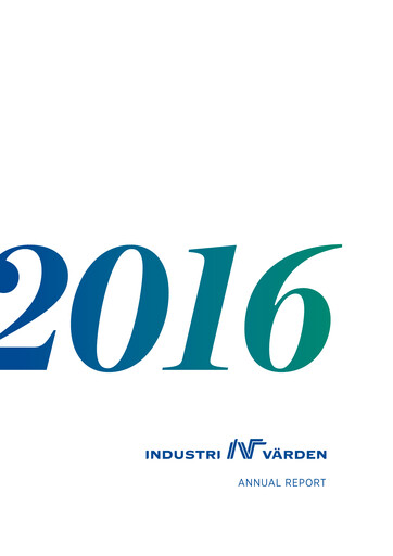Thumbnail Industrivarden Annual Report 2016