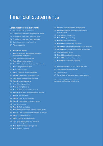 Thumbnail Yara International
 Financial Statement 2017