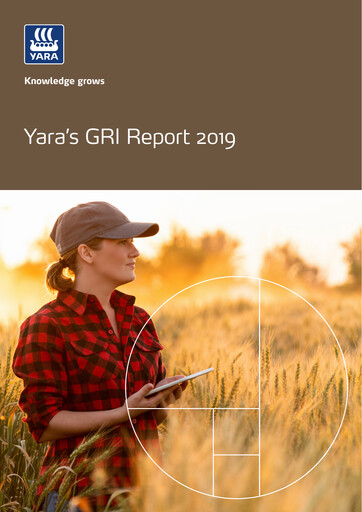 Thumbnail Yara International
 Sustainability Report 2019