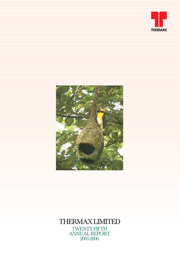 Thumbnail Thermax Annual Report 2005-2006