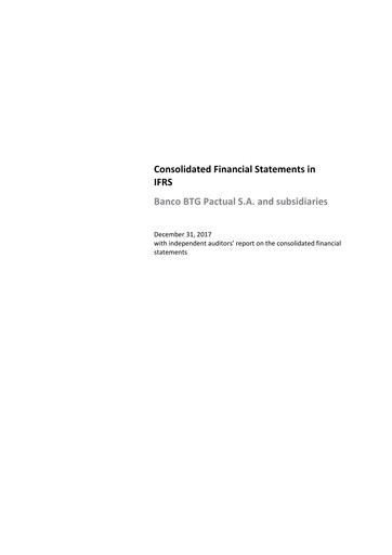 Thumbnail BTG Pactual Financial Statement 2017
