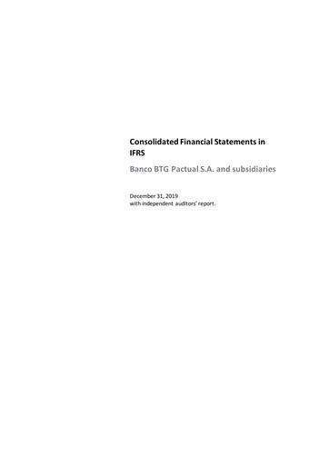 Thumbnail BTG Pactual Financial Statement 2019