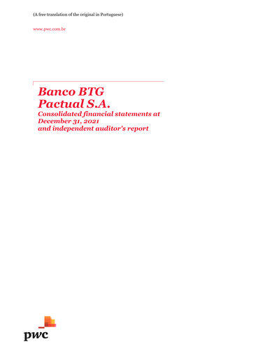 Thumbnail BTG Pactual Financial Statement 2021