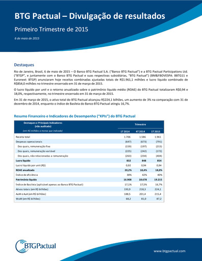 Thumbnail BTG Pactual Quarterly Report 2015-q1