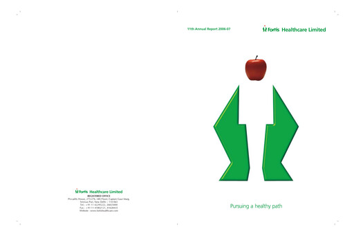 Thumbnail Fortis Healthcare Annual Report 2006-2007