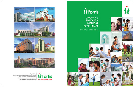 Thumbnail Fortis Healthcare Annual Report 2009-2010
