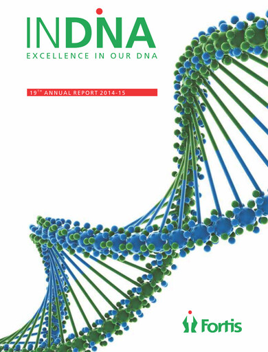 Thumbnail Fortis Healthcare Annual Report 2014-2015