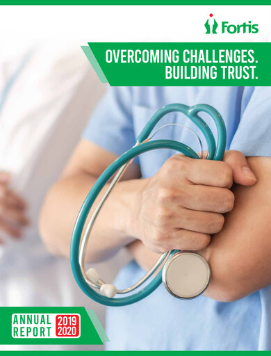 Thumbnail Fortis Healthcare Annual Report 2019-2020