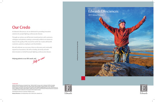Thumbnail Edwards Lifesciences Annual Report 2017