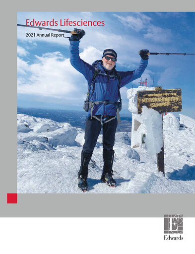 Thumbnail Edwards Lifesciences Annual Report 2021