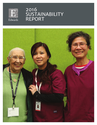Thumbnail Edwards Lifesciences Sustainability Report 2016