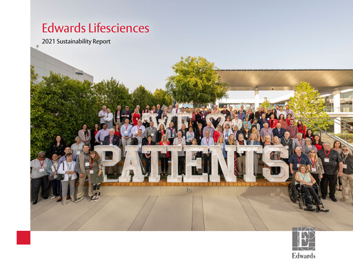 Thumbnail Edwards Lifesciences Sustainability Report 2021