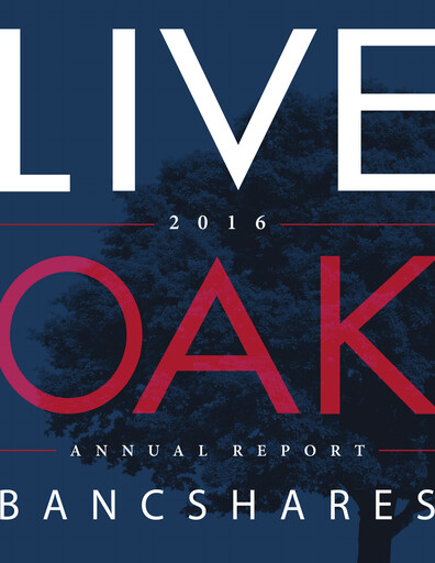 Thumbnail Live Oak Bank
 Annual Report 2016