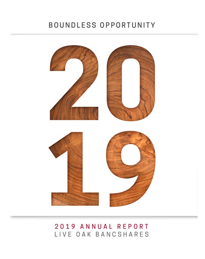 Thumbnail Live Oak Bank
 Annual Report 2019
