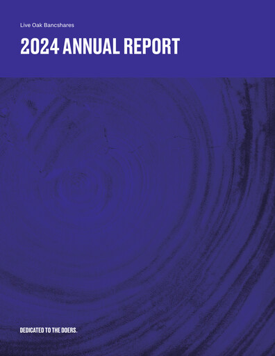 Thumbnail Live Oak Bank
 Annual Report 2024