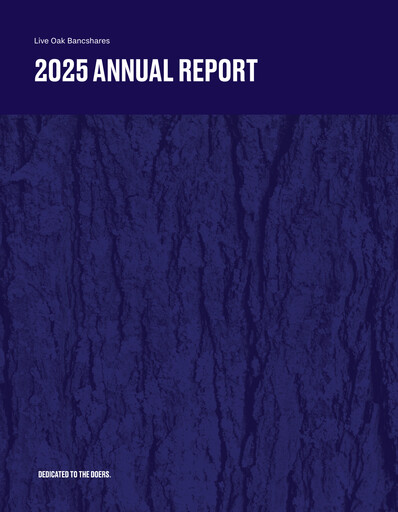 Thumbnail Live Oak Bank
 Annual Report 2025