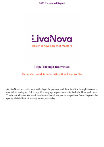Thumbnail LivaNova Annual Report 2020
