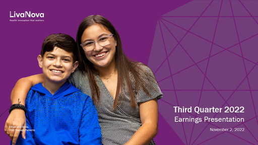 Thumbnail LivaNova Quarterly Report 2022-q3