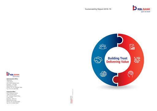 Thumbnail RBL Bank
 Sustainability Report 2018-2019