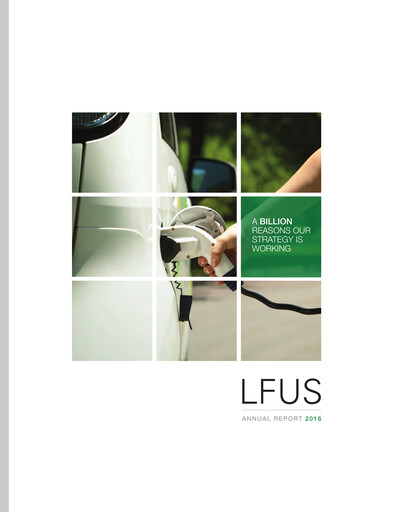 Thumbnail Littelfuse Annual Report 2016