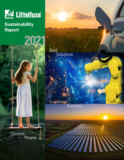 Thumbnail Littelfuse Sustainability Report 2021