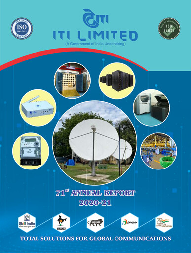 Thumbnail Indian Telephone Industries Annual Report 2020-2021