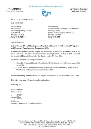 Vorschaubild Indian Telephone Industries Quartalsbericht 2026-q1
