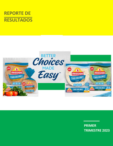 Vorschaubild Gruma (Maseca)
 Quartalsbericht 2023-q1