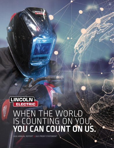 Thumbnail Lincoln Electric
 Annual Report 2020