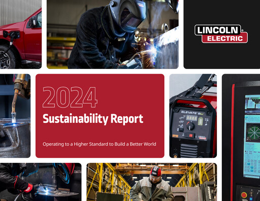 Thumbnail Lincoln Electric
 Sustainability Report 2024