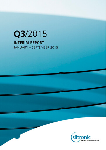 Vorschaubild Siltronic Quartalsbericht 2015-q3